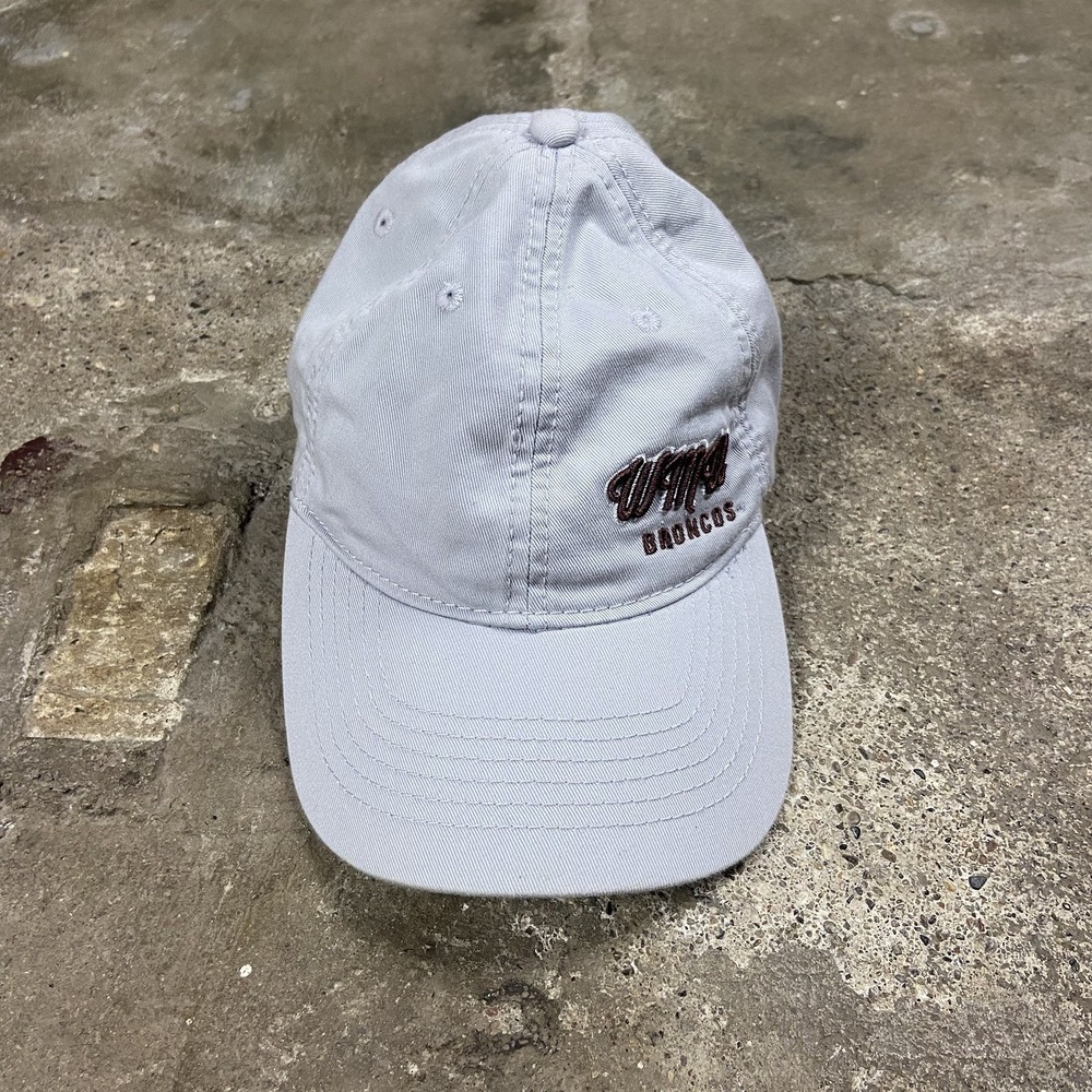 Legacy Western Michigan University Cap Strap Back Adjustable Gray Broncos NCAA